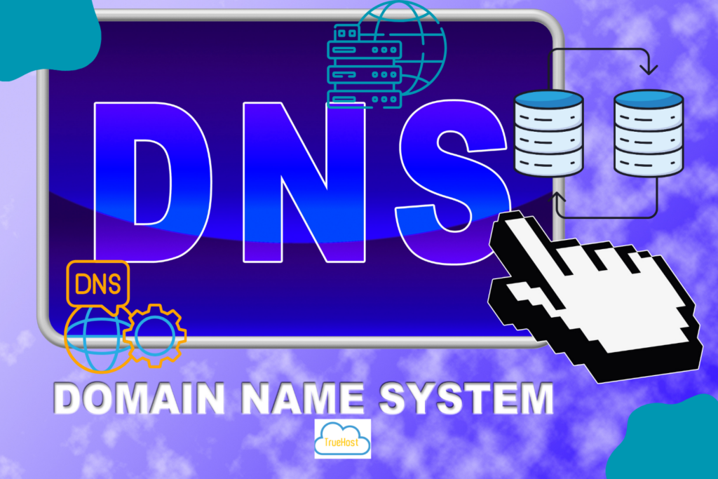 A blog banner on domain name system (DNS) for TrueHost brand