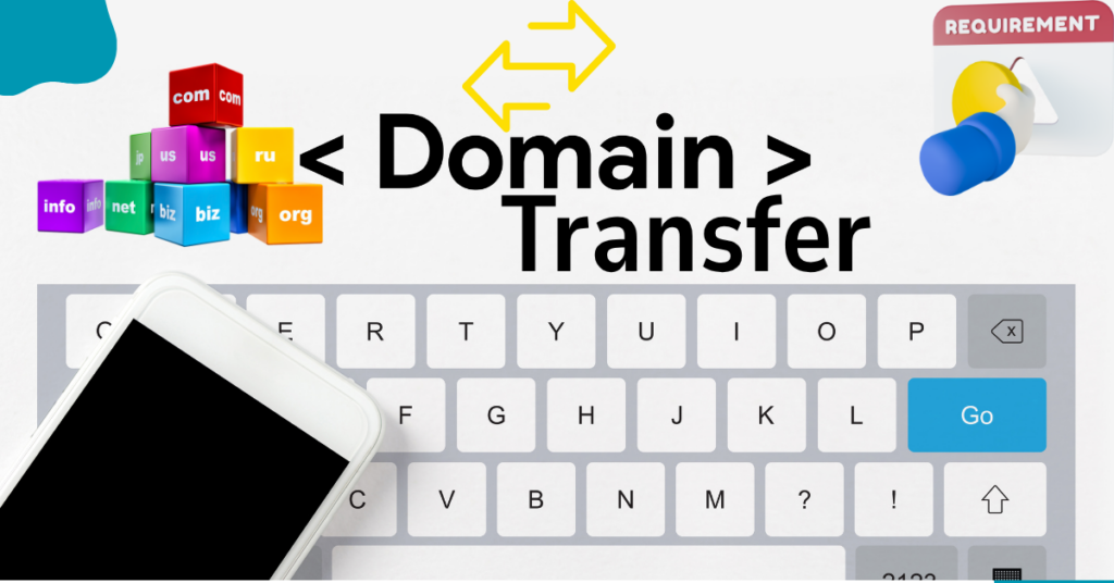 A blog banner on domain transfer requirements for Truehost brand