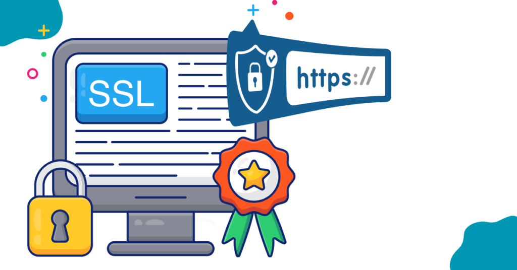 A blog banner illustrating a protected domain name by Truehost