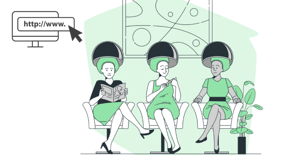 A salon as among personal services businesses that need a website