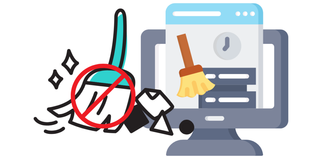 An image illustrating No page or object caching