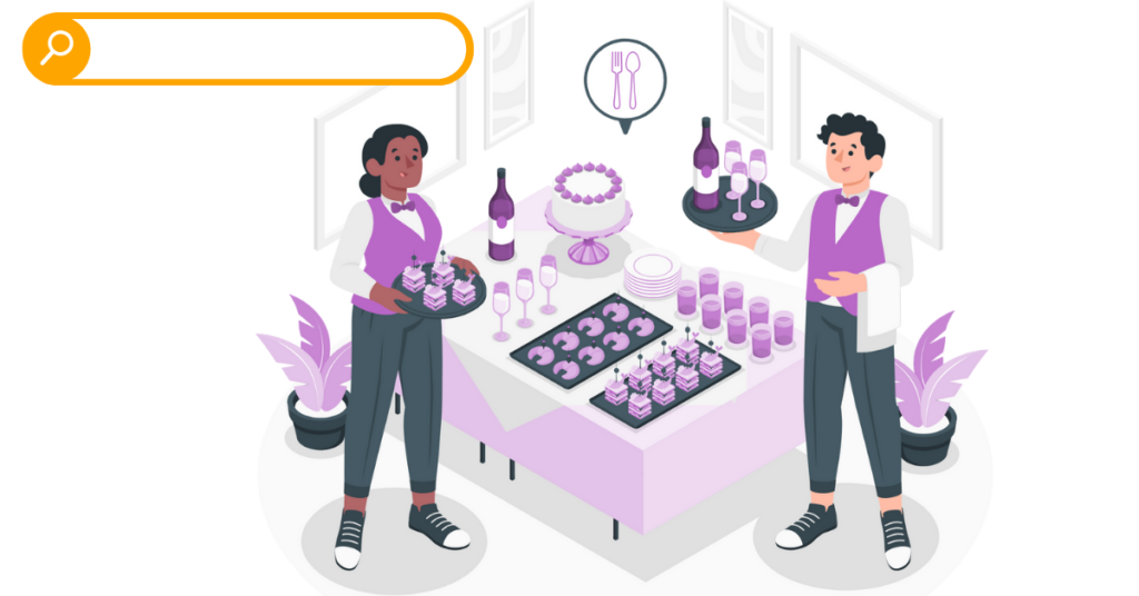 Businesses that needs a website include catering and food businesses