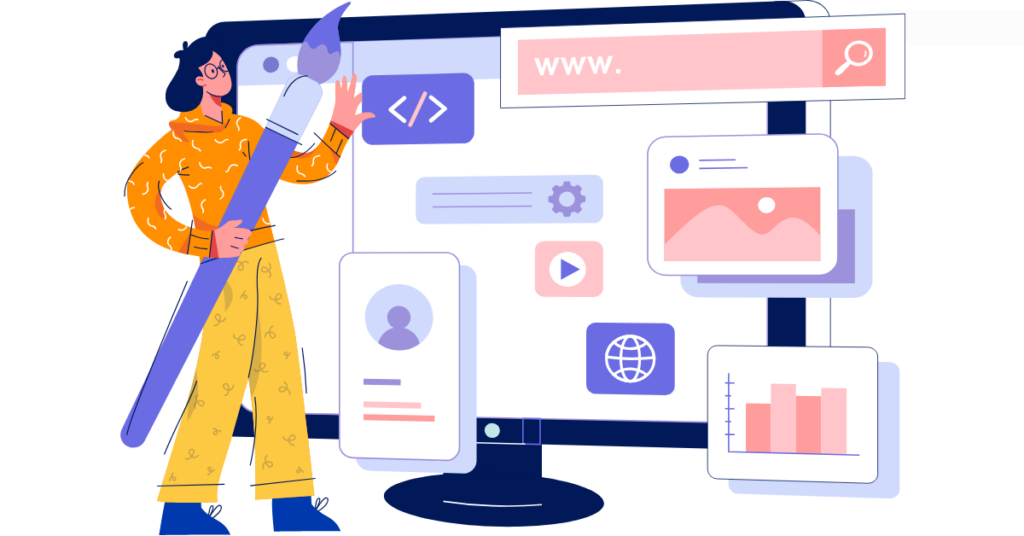 Website Development Illustration