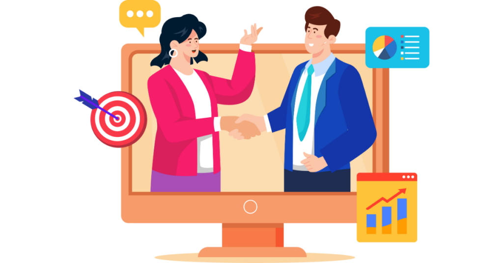 a customer relationship manager uses data to improve