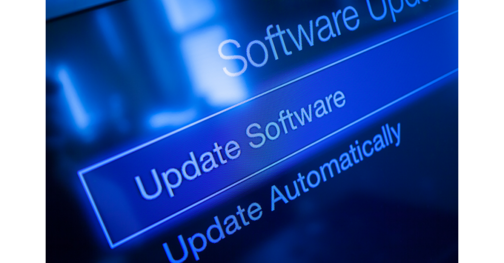Software Update Screen