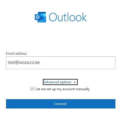 How to configure outlook with webmail in Truehost – Support