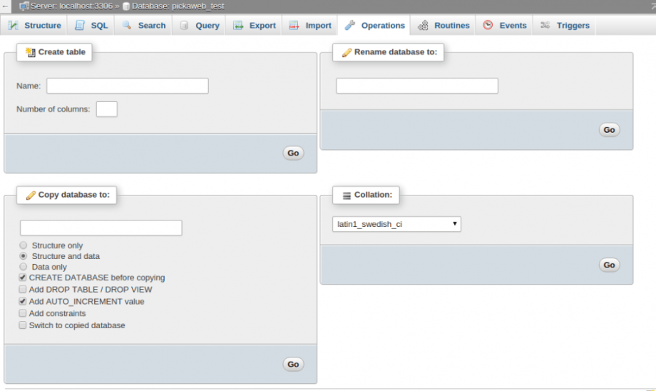 How Change Collation Using PhpMyAdmin