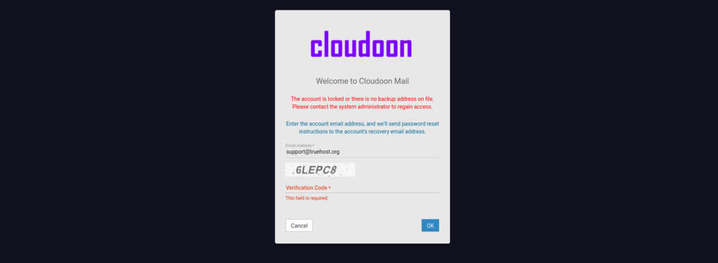 how-to-set-a-recovery-email-address-in-cloudoon-mail-support