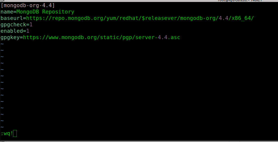 How to install mongoDB on centos 7.
