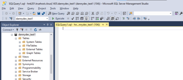 How to connect to mssql database using Microsoft SQL Server Management ...