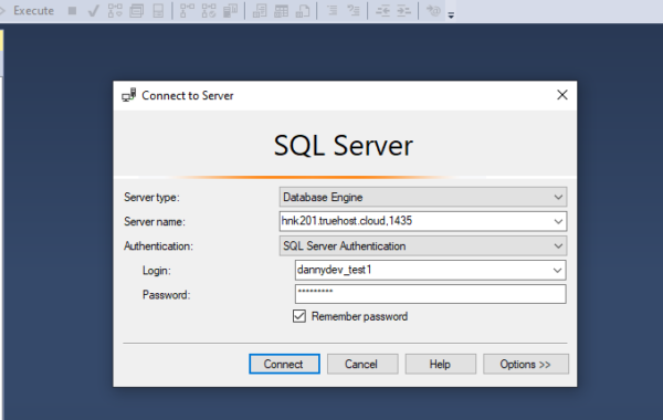 How to connect to mssql database using Microsoft SQL Server Management ...