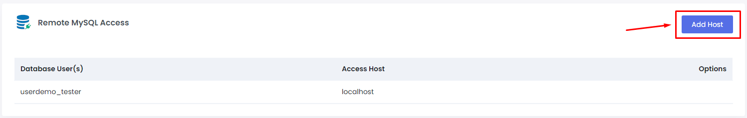 How to Add a Remote MySQL Access Host in Webuzo
