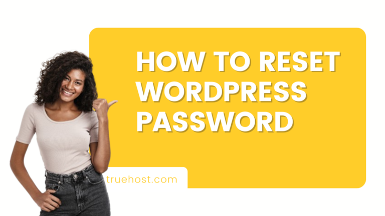 How to reset WordPress password