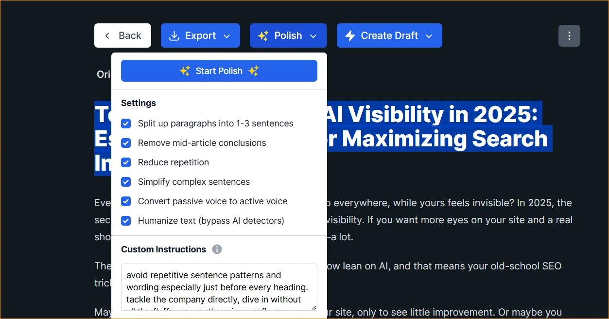 Top SEO Tools for AI Visibility - KoalaWriter