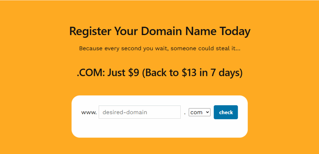 .com domain