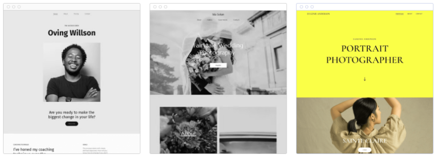 Which type of website is best suited for Hostinger website builder?