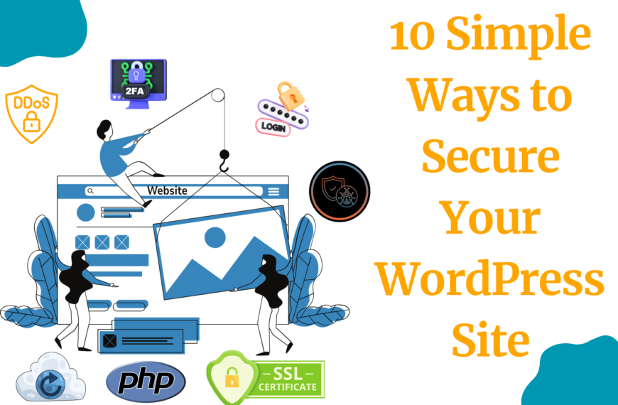 A blog banner on 10 Simple Ways to Secure Your WordPress Site for TrueHost brand