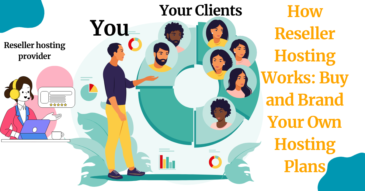 A blog banner on How Reseller Hosting Works Buy and Brand Your Own Hosting Plans for Truehost brand