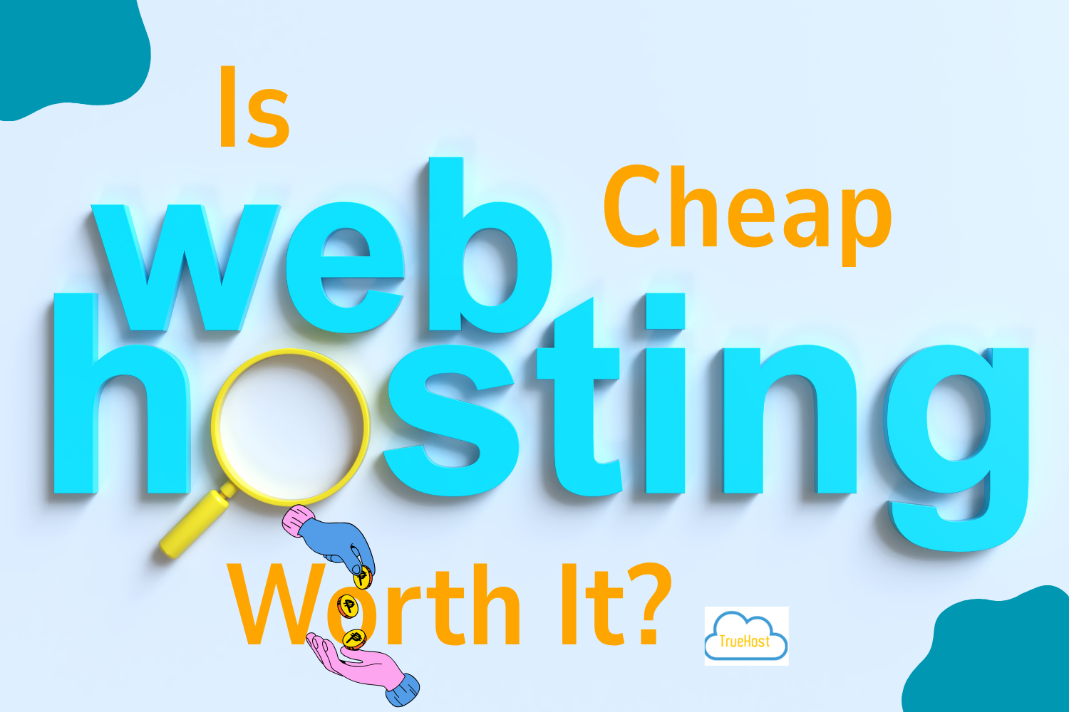 A blog banner on, is cheap web hosting worth it for Truehost brand