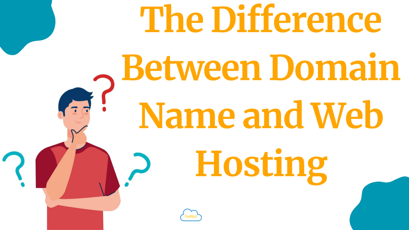 The difference between domain name and web hosting for TrueHost brand