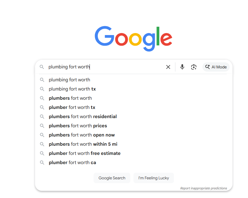 using google autocomplete to find content ideas