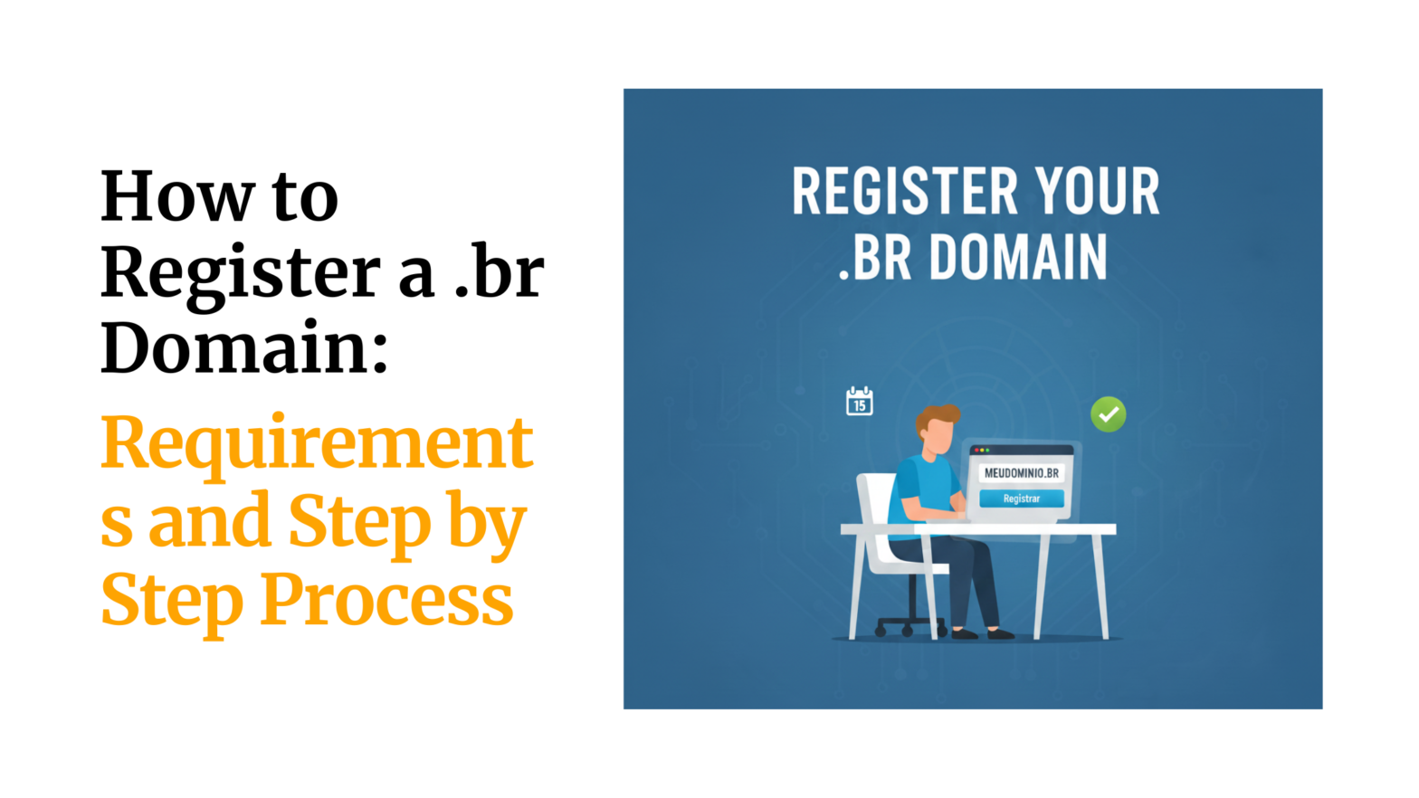 how to register a .br domain