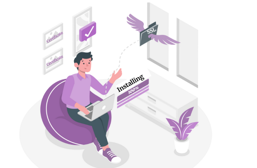 A blog banner on How to Install an SSL Certificate Step by Step Guide for Beginners