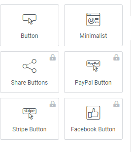 a screenshot of button widgets