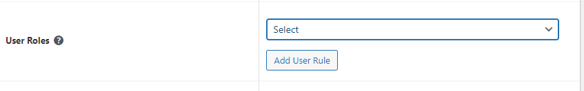 a screenshot of user roles section