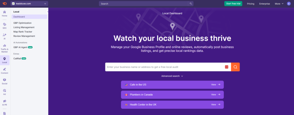 Semrush Local
