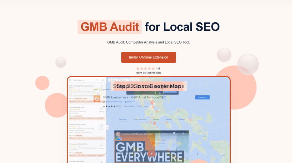 GMB Everywhere is a Chrome browser extension that supercharges your Google Business Profile workflow