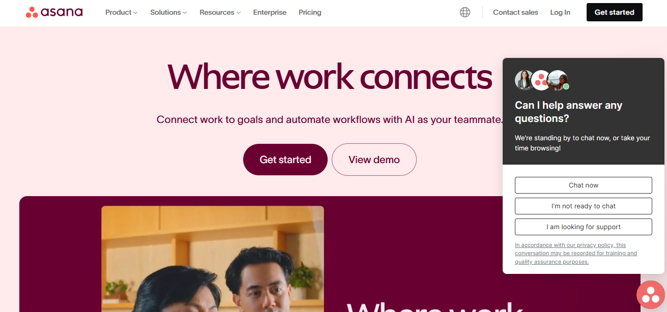 image of asana website