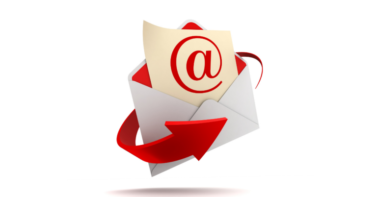 E-mail with envelope for how to set up an email with your domain name