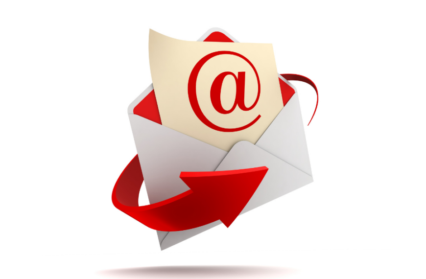 E-mail with envelope for how to set up an email with your domain name