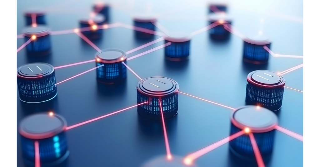 Network of interconnected data servers