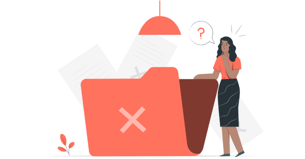 No website data backup illustration