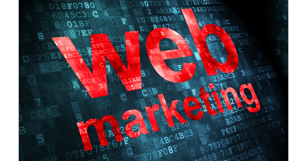 SEO concept Web Marketing on digital background