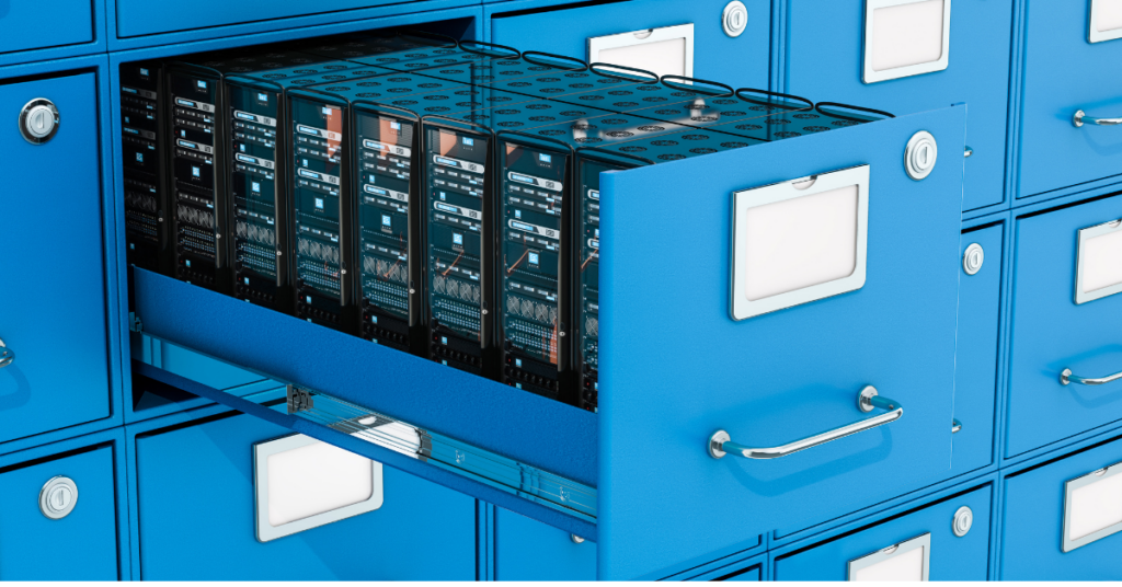 Server Racks in Filing Cabinet
