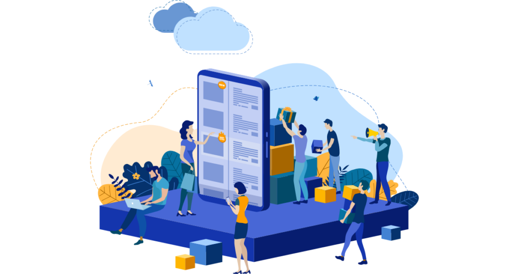Taking your Business Online concept