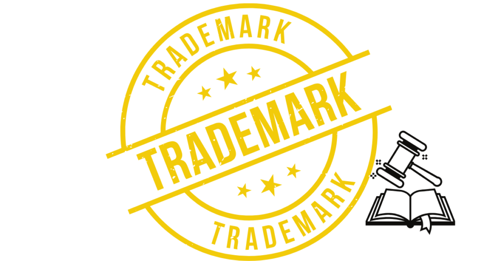 Trademark Rubber Stamp Sign Alongside Domain copyright illustration