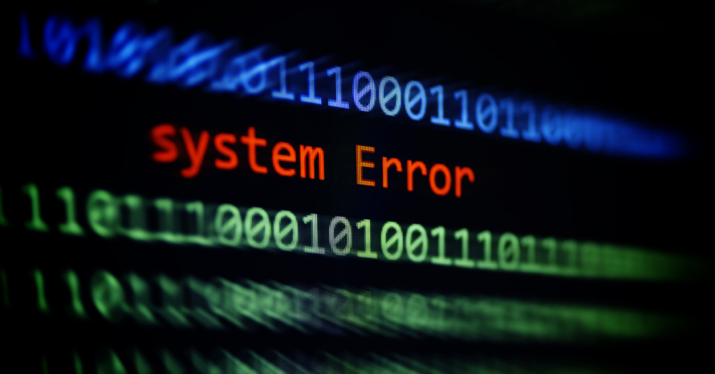 website technical update problem error software concept