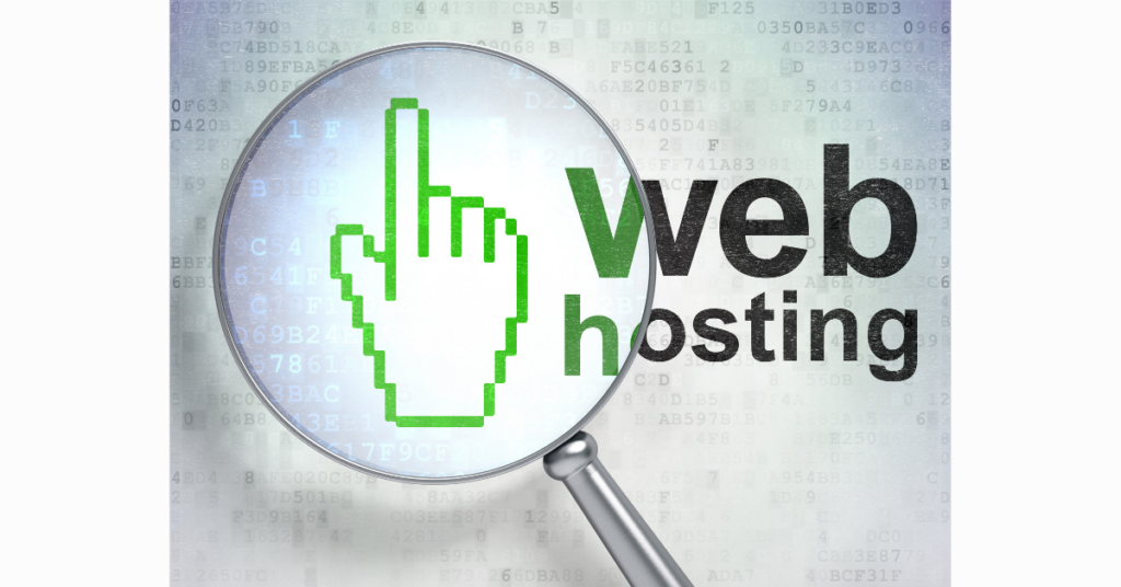 Mouse Cursor and Web Hosting with optical glass