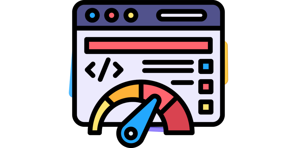 Page Speed lineal color icon