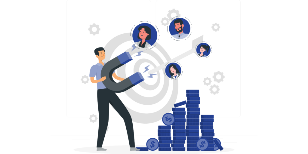 Reseller hosting Business clients illustration