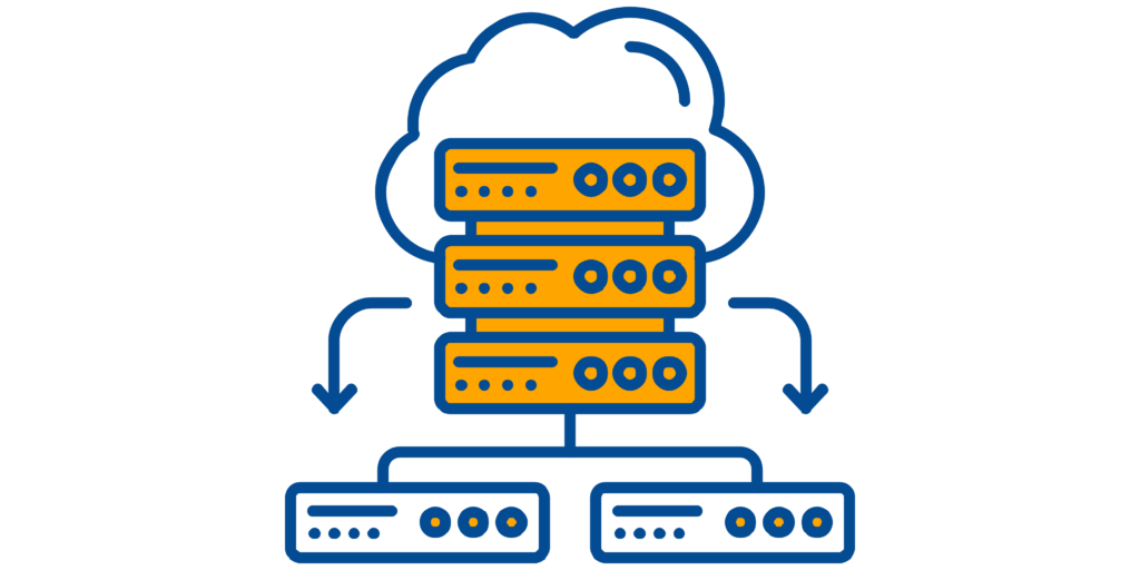 Shared Hosting Outline Icon