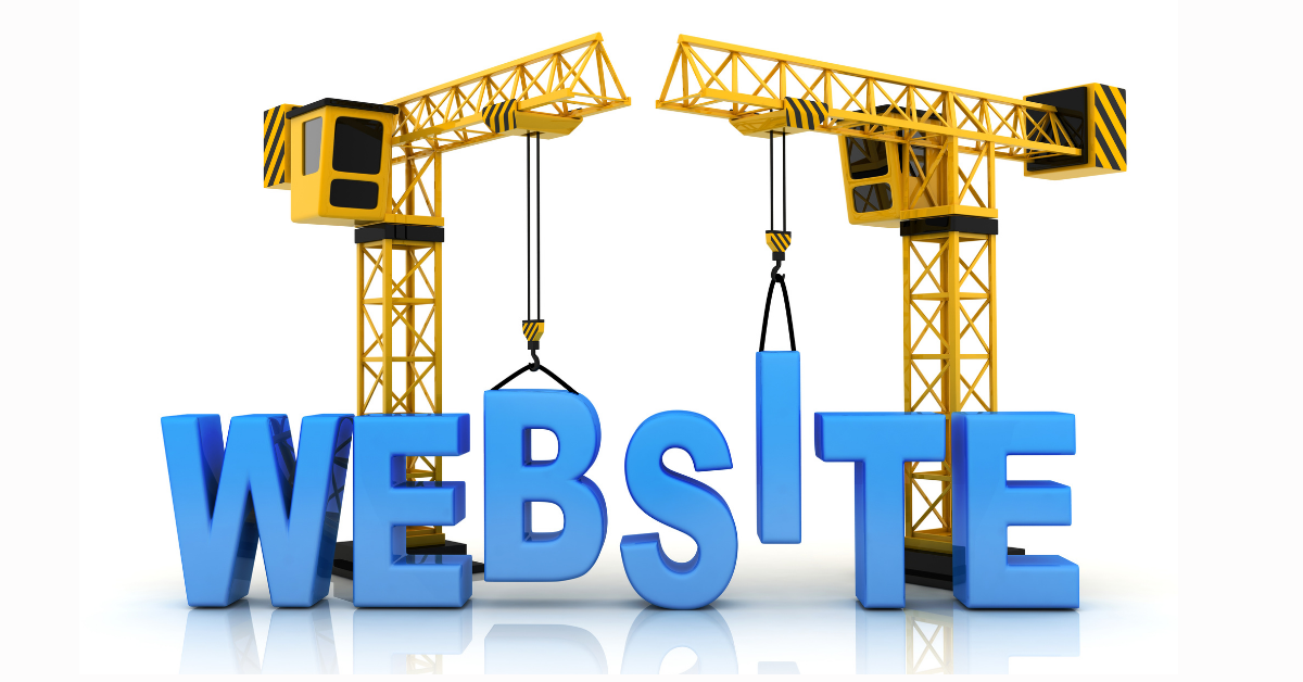 Launch your website in a day website and crane illustration