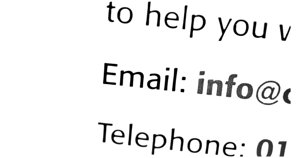Email domain looks professional