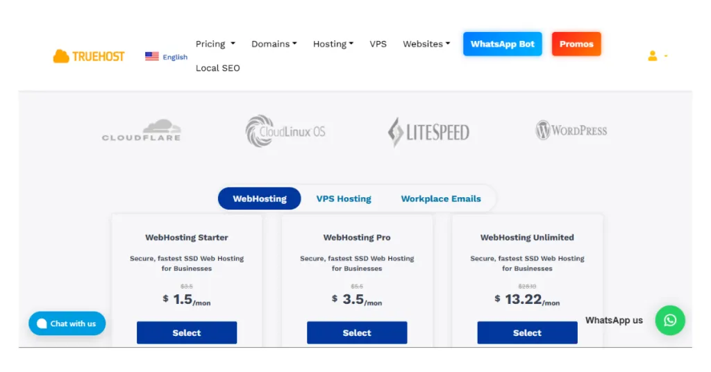 Truehost WordPress Hosting for Beginners