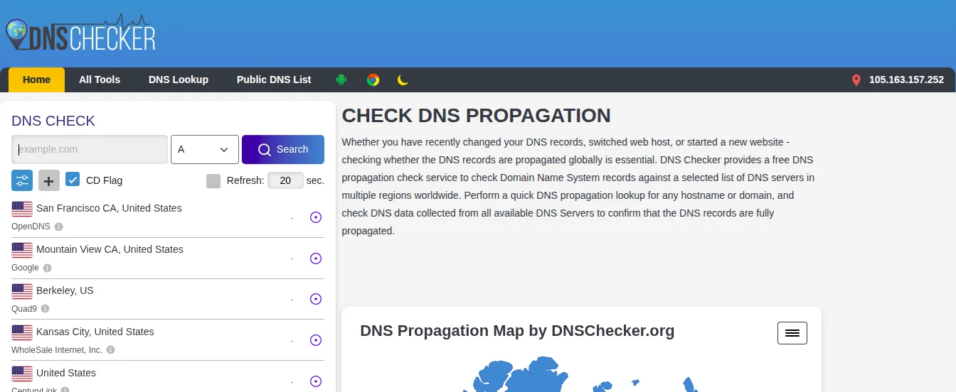 DNS Checker