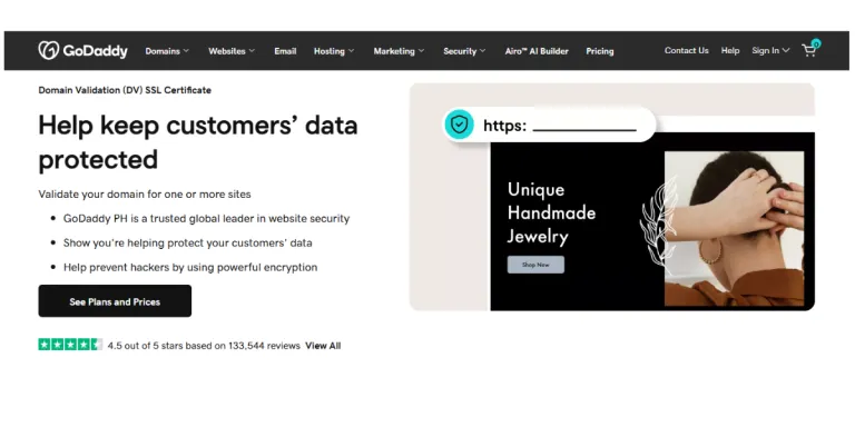 GoDaddy SSL Certificate